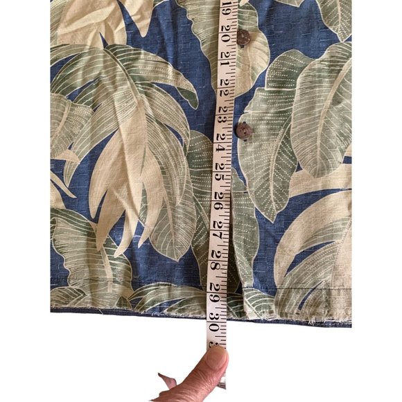 Jamaica Jaxx Silk Shirt Mens Size XXL Hawaiian Floral Short Sleeve Button Up SEE - Picture 7 of 8